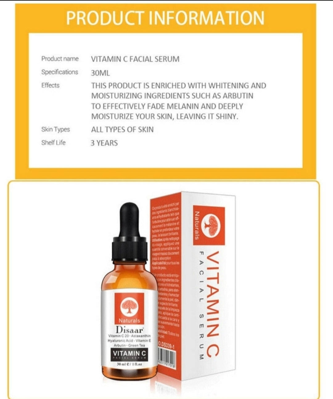 DISSAR VITAMIN C SERUM